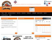Tablet Screenshot of drumhellerdragons.ca